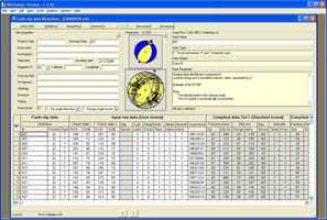 Data sheet of WinTensor program